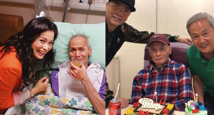 樊亦敏(圖左)透露劉家輝近況,圈內好友也會到療養院探望。(圖/翻攝自微博)