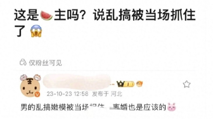 網友瘋傳汪峰出軌嫩模當場被抓包。（圖／翻攝自微博）