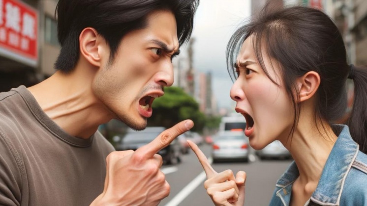雙子座可能會不經大腦地說出傷人的話。(示意圖/AI生成圖)