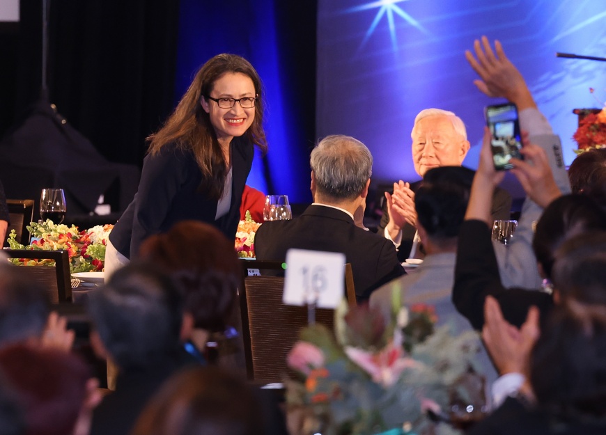 裴洛西出席張忠謀晚宴　讚蕭美琴：出色外交官和戰略思想家