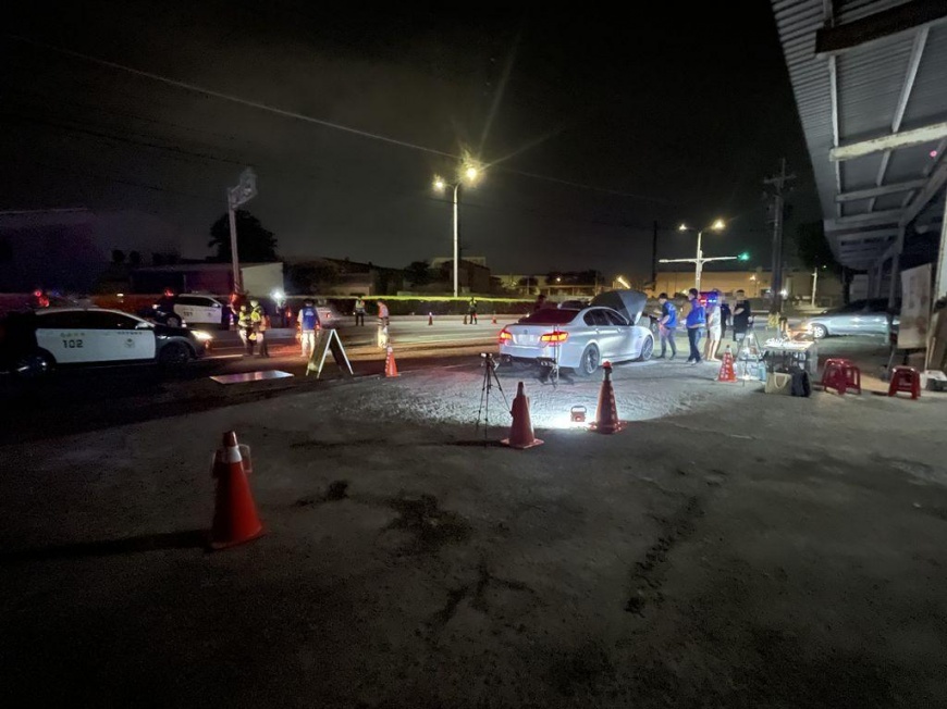 斗六警深夜與環保局聯合稽查 取締多部改裝噪音車輛