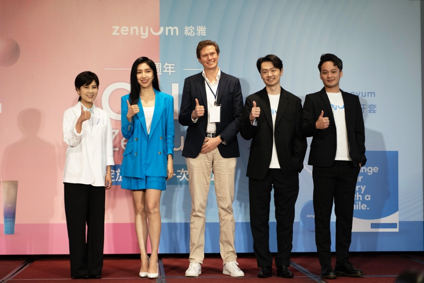 Zenyum 綻雅品牌代言人楊謹華，分享過去的矯正經驗，以及現在對口腔照護的高標準。