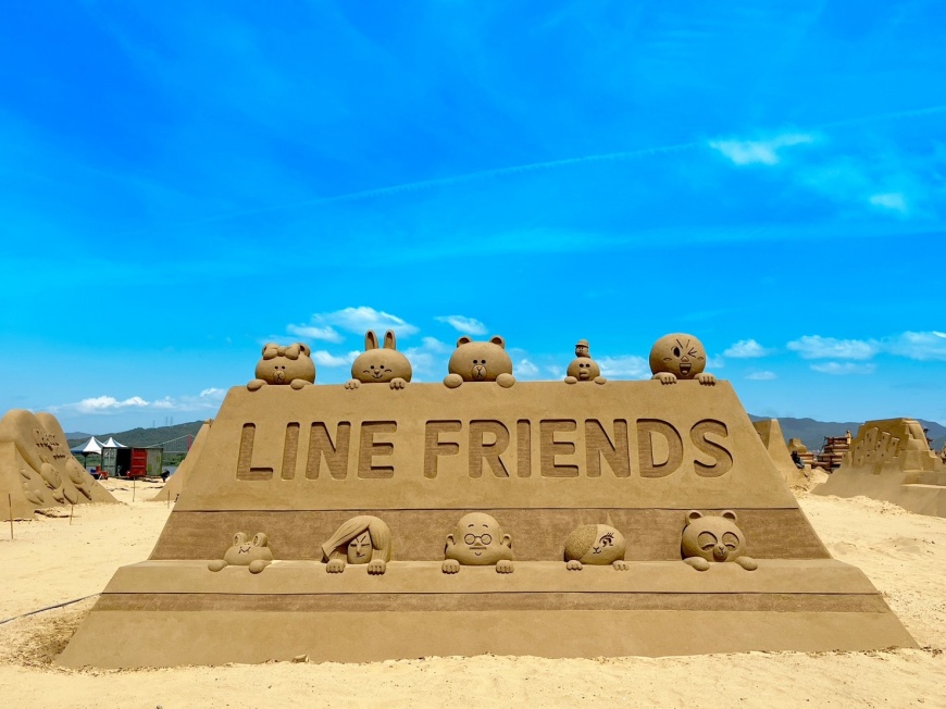 2024福隆國際沙雕藝術季「LINE FRIENDS夏日明星派對」5/31登場
