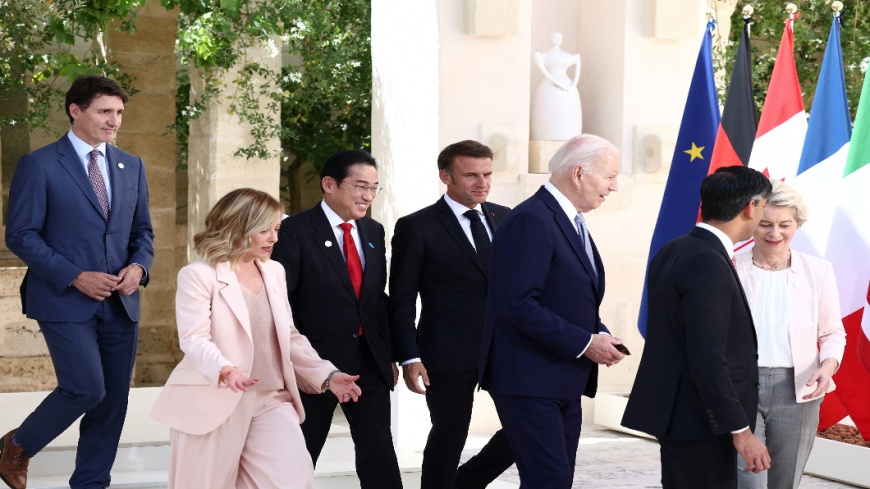 G7峰會義大利登場 援烏500億貸款 美擴大制裁俄