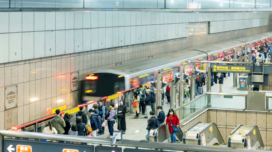 （捷運中正紀念堂站 未來連接萬大線）