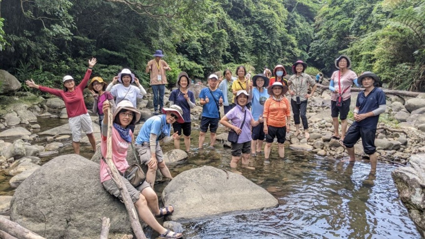 民眾在阿里磅生態農場可以邊探索大自然,邊體驗各種生態課程(圖片來源:新北市政府農業局)