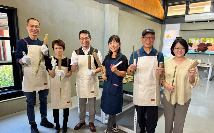 桃園客日工藝交流聯展揭幕,自然素材再現工藝之美
