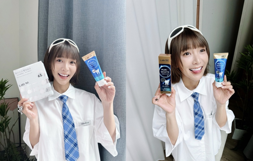 齒黃大笑太NG！溫妮大推美白牙膏
