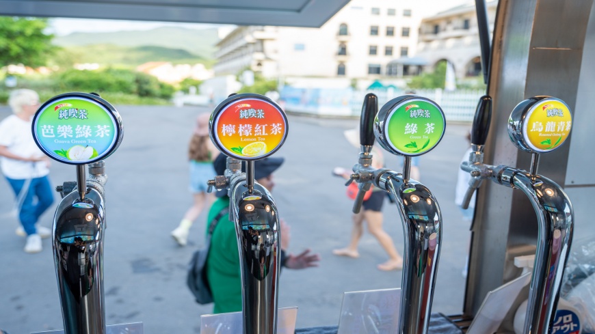 圖/純喫茶拉霸飲料機全程0~7度c的冷藏直送