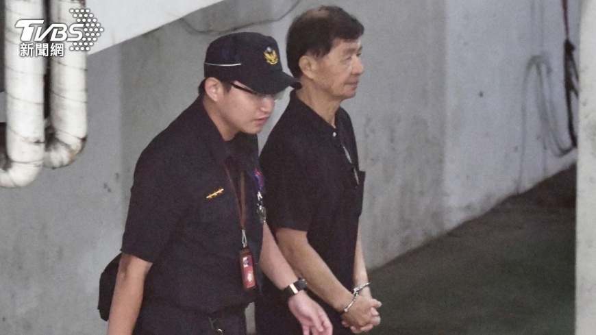 前台北市副市長彭振聲12日中午還押台北看守所。(圖/胡瑞麒攝)