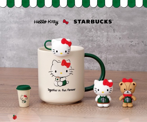 Hello Kitty 杯緣子。（圖／翻攝自星巴克官網）