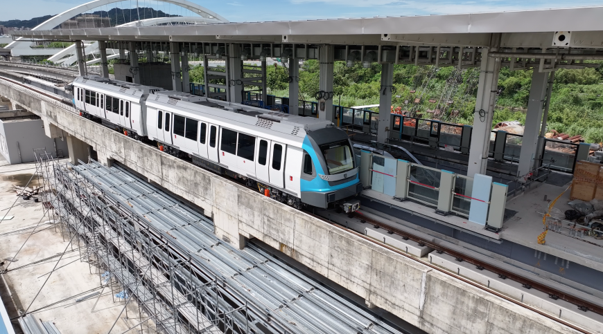 三鶯線列車優先段上線測試