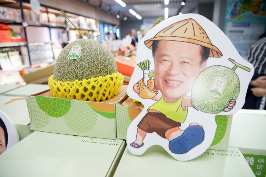 嘉義優鮮農漁產品進駐新加坡,極光哈密瓜限量秒殺