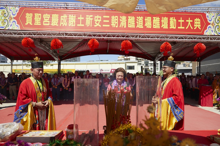 感念眾神庇佑！五股賀聖宮盛大舉辦謝土祈安清醮大典