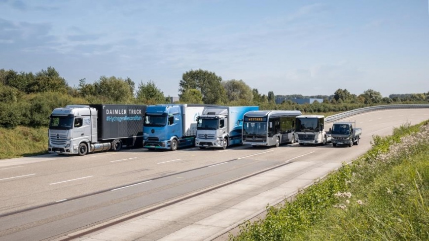 Daimler Truck在全球市場總共有多達10款零排放產品。
