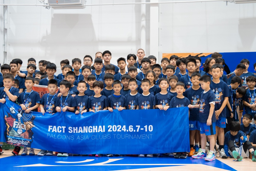 圖說Falcons Taipei 臺北獵鷹參賽2024第三屆FACT上海站。(圖/Falcons獵鷹籃球俱樂部)
