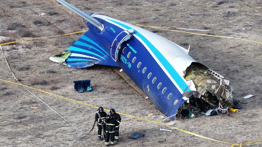 亞塞拜然班機墜毀 全紀錄 機身斷兩截38死29人生還