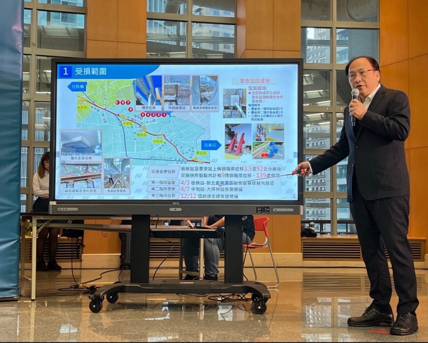 環狀線位移鑑定報告出爐!廠商未按核定施工圖施作 雙北市府將一同向中華工程提告 求償19.27億