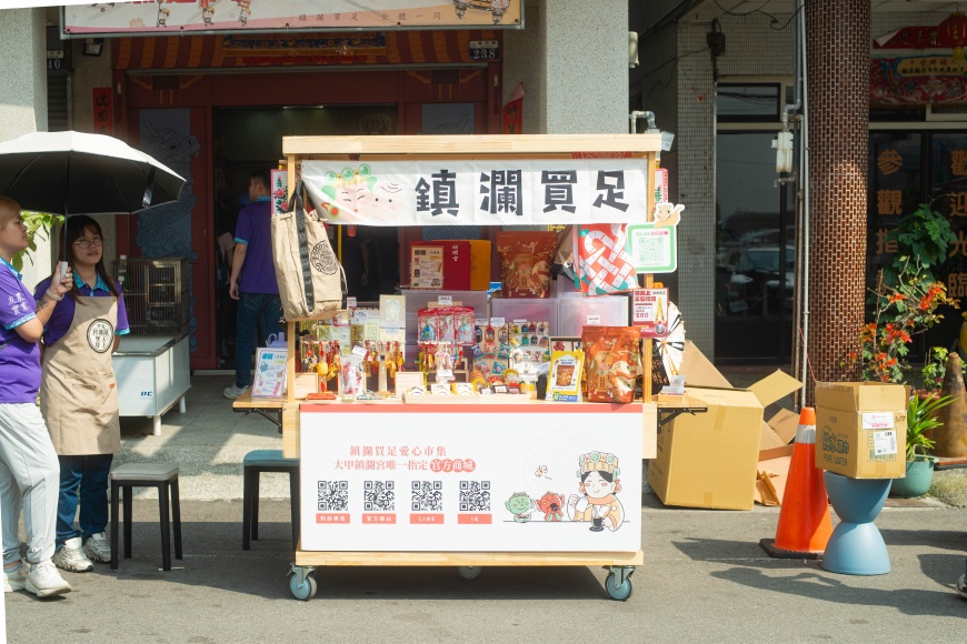 「Abao阿寶寵物食品」於媽祖繞境期間開設「毛孩祈福站」。