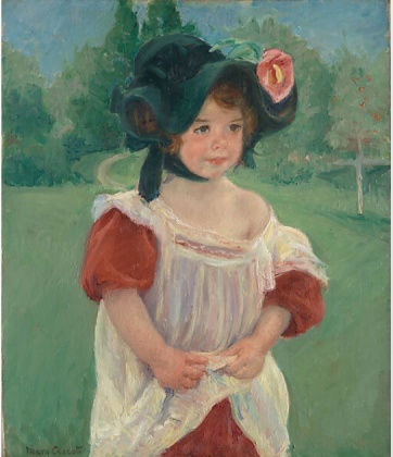 瑪莉‧卡薩特，《春天：站在花園裡的瑪格（花園裡的少女）》，1900年Image © The Metropolitan Museum of Art（時藝多媒體提供）