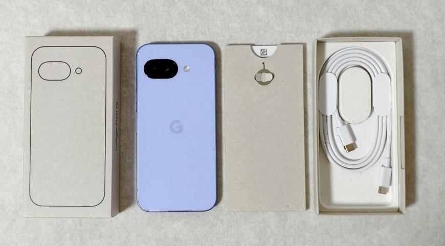 Google Pixel 9a「鳶尾紫」(林冠伶攝)