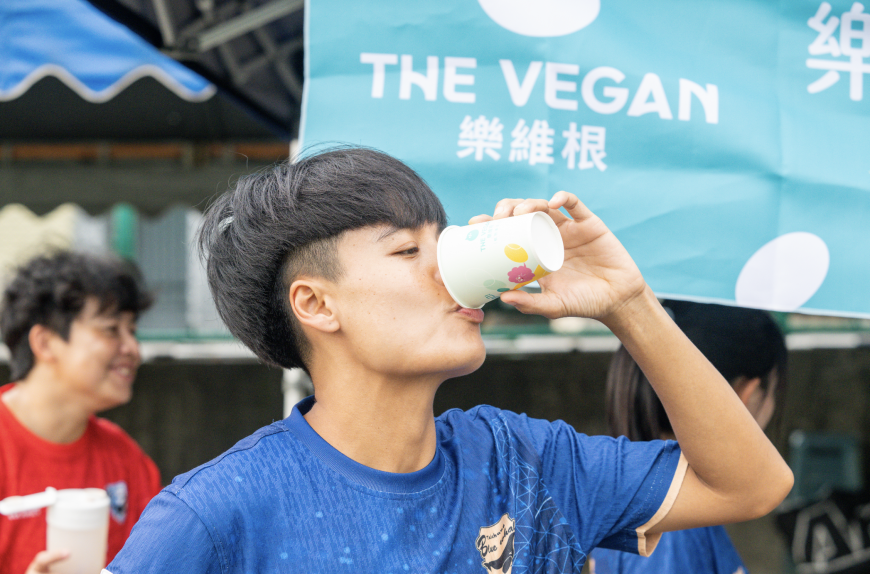 樂維根贊助多位運動員使用樂維根植物優蛋白作為日常訓練後的營養補給。圖/THE VEGAN樂維根提供
