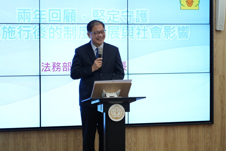法務部長鄭銘謙。(圖/TVBS)