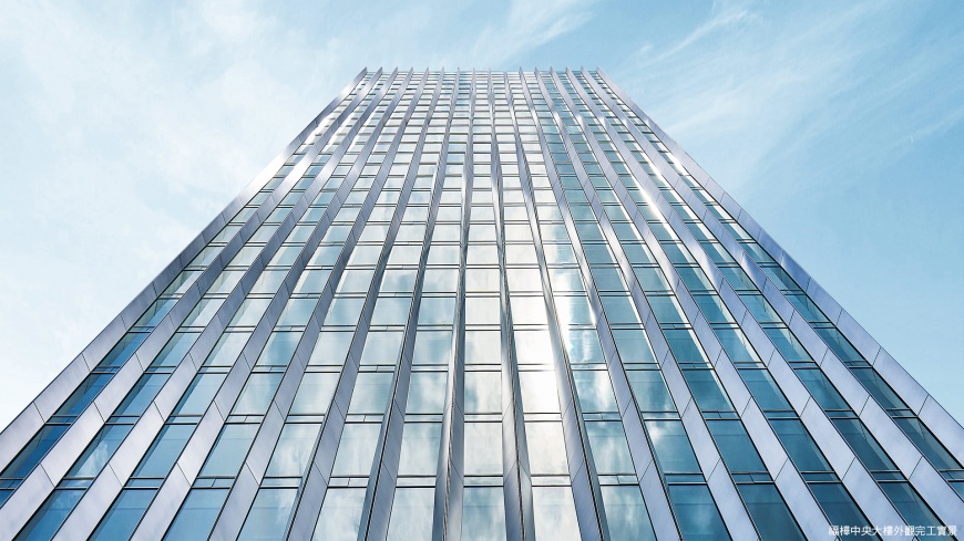 ▲林口頂級企業總部「福樺中央大樓」現場實景