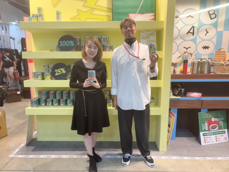 Coordy Choco創辦人張凱銘與詠心整合行銷執行長許佳霖一同為品牌站台。