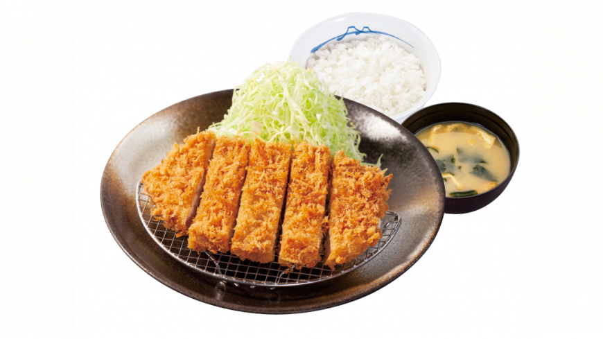 【小食炸豬排定食 195元】 (圖 / 台灣松屋提供)