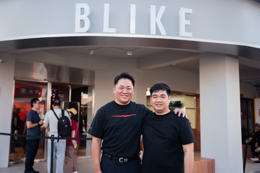 圖說:BLIKE品牌創辦人劉紹威與臺灣紅茶茶王莊鎔璞