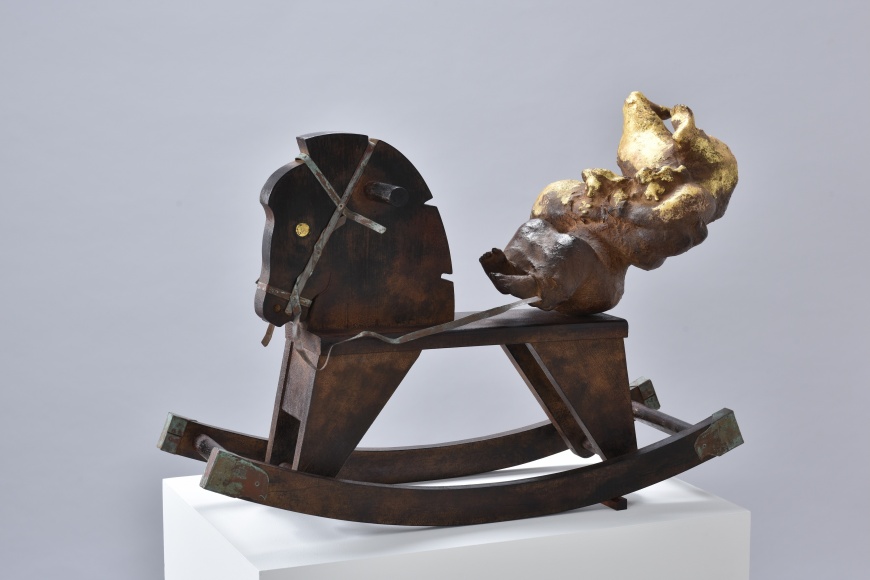圖7. 波多野泉雕塑個展《觀察的彼端》作品_無心這件事(木馬)