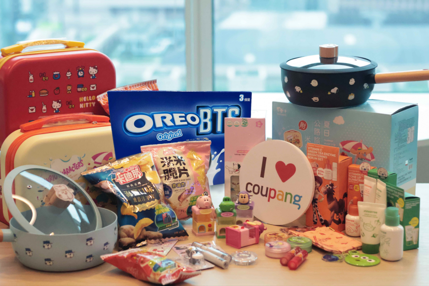 Coupang酷澎集結OREO & BTS聯名餅乾、COTD 奶油雪平鍋 SNOOPY聯名等商品，讓年輕、喜好最新話題的消費者探索。