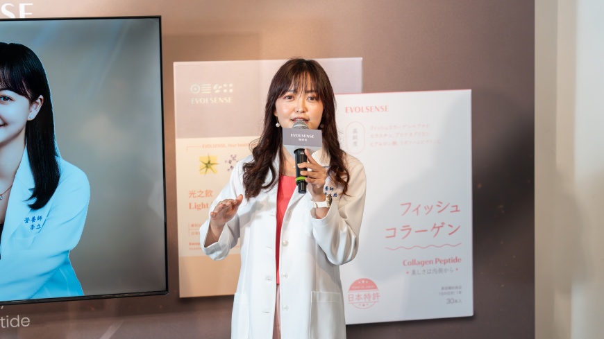 除了璦研司光之飲再度升級配方之外,這次更與日本大廠一丸合作膠原蛋白。