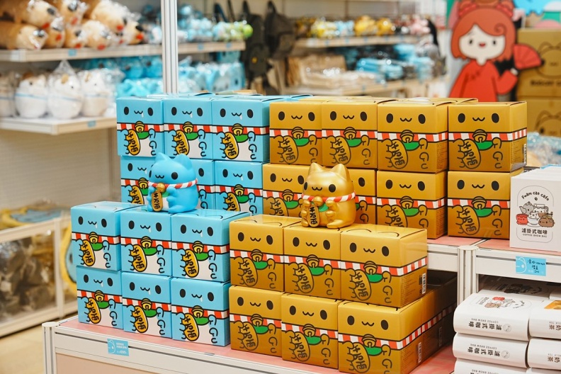 招財咖波存錢筒在快閃店也有販售。（圖／貓貓蟲咖波快閃店 提供）