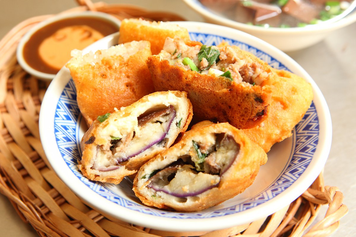 王元吉炸粿。(圖/食尚玩家)