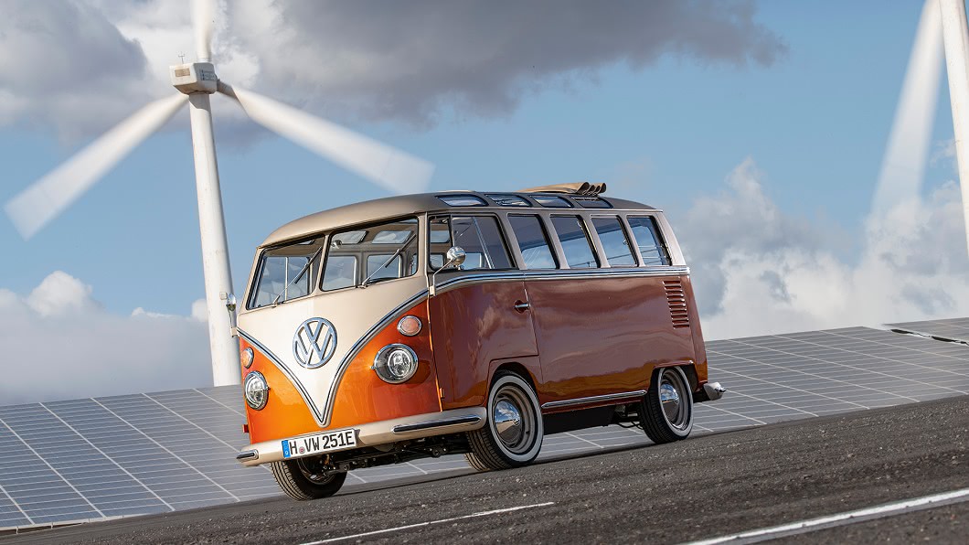 這招太犯規 VW把經典T1改成e-BULLI電動車