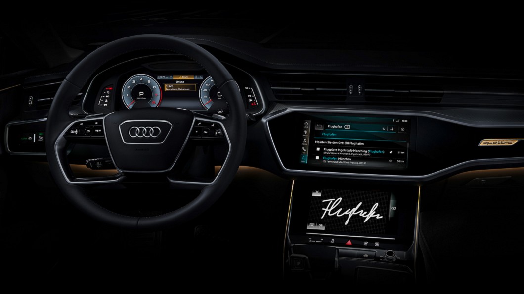 A7 Sportback採用全數位虛擬座艙,並可透過方向盤按鍵操控多種功能。(圖片來源/ Audi)