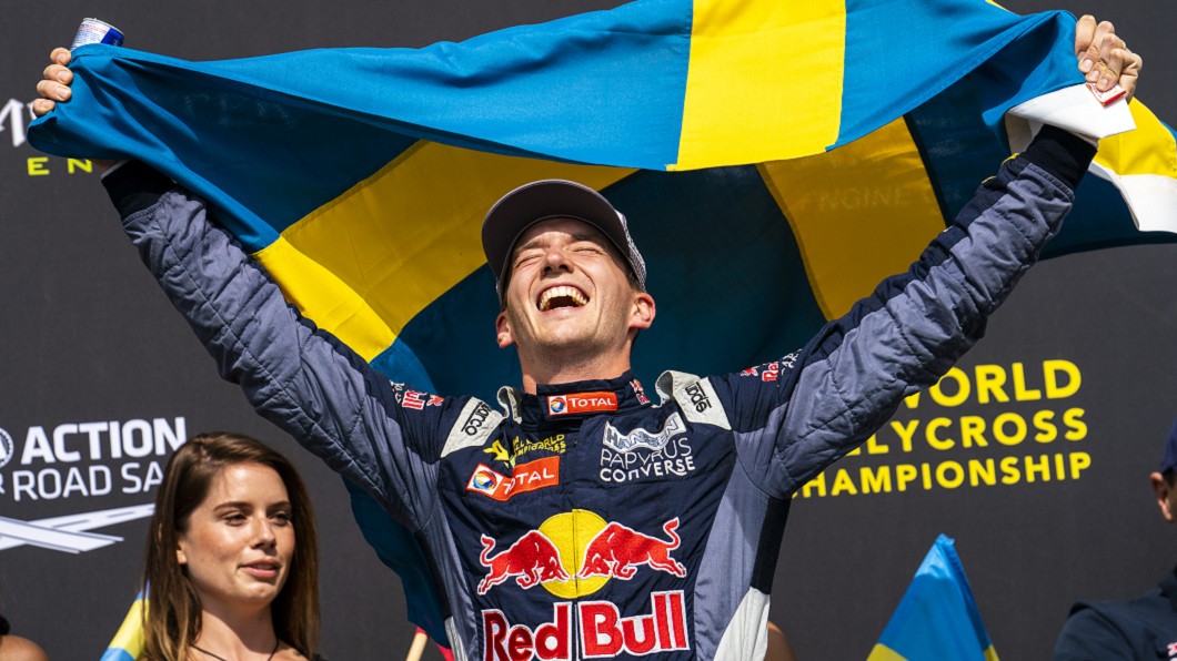 瑞典Rallycross車手Timmy Hansen,在Red Bull Ring賽道中先馳得點,奪下冠軍。(圖片來源/ Red Bull)