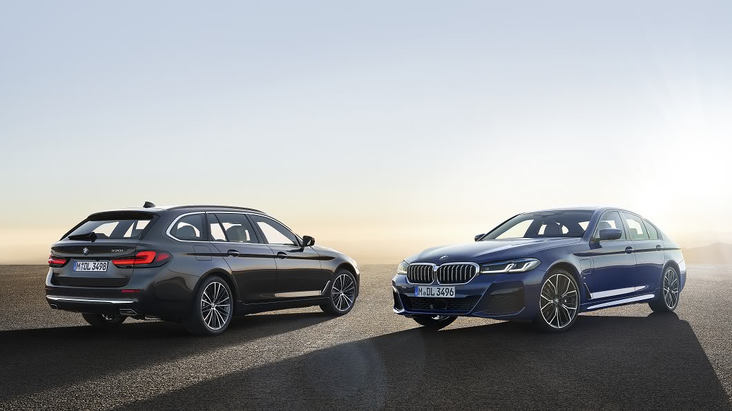 BMW於5月27日在官方正式公布2021年5系列改款資訊，並導入兩款油電混合車型。(圖片來源/ BMW)