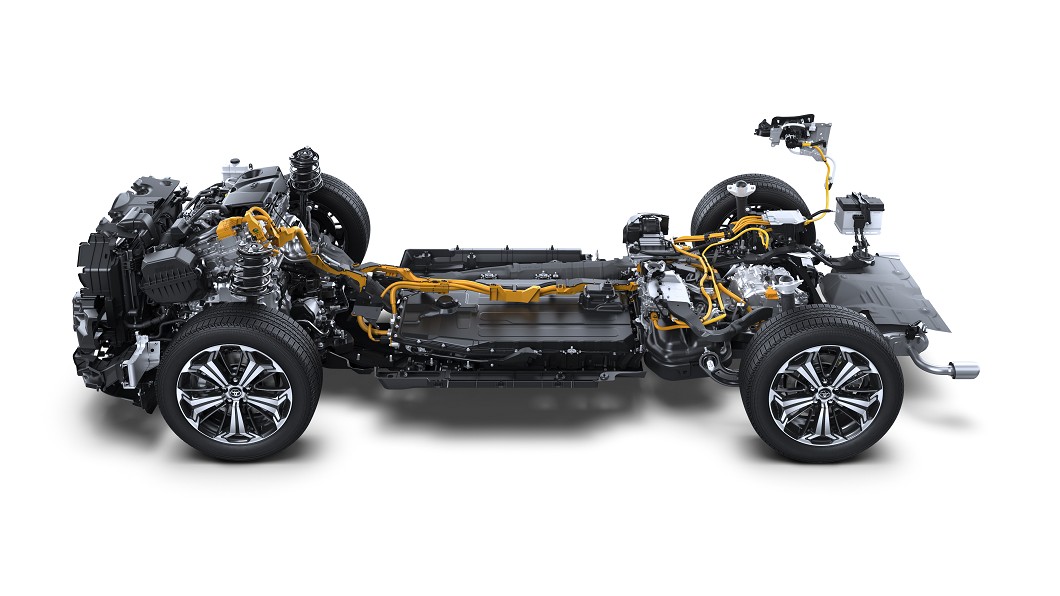 RAV4 PHV使用的Plug-in Hybrid插電式油電複合動力系統可望成為NX 450h+動力來源。(圖片來源/ Toyota)