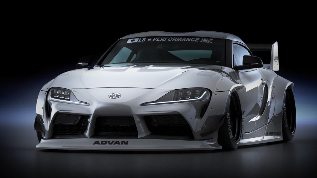 爆龜加大尾翼 LB Works Supra改套曝光