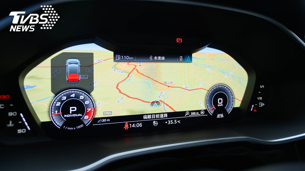 可選配12.3吋Audi Virtual Cockpit虛擬駕駛艙,功能更多元解析度亦更高。