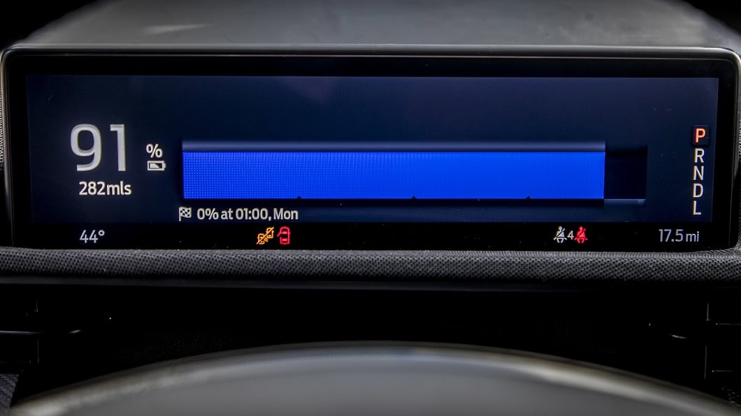 Ford表示這款車將搭載一款相當精密的里程估算系統,這套系統甚至可以在必要時引導駕駛到充電站。(圖片來源/ Ford)