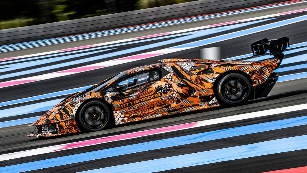 Lamborghini表示SCV12具有超越GT3賽車的空力設計。(圖片來源/ Lamborghini)