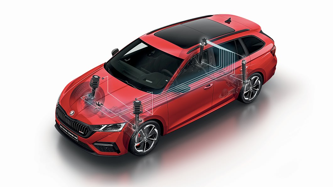 Octavia RS可選配DCC主動式懸吊。(圖片來源/ Škoda)