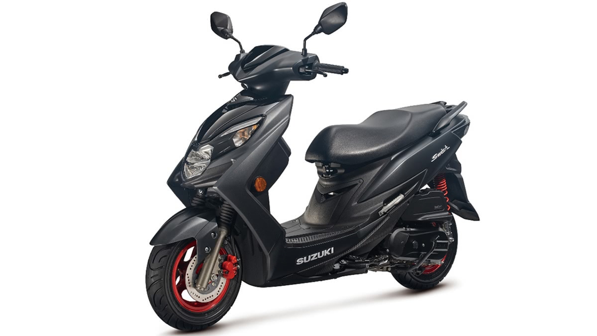 Suzuki Swish外型線條俐落，借用許多重車元素。(圖片來源/ Suzuki)