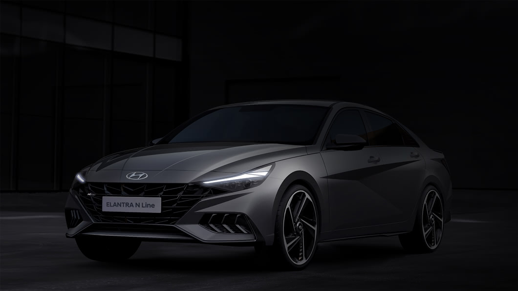 Elantra N Line據推測可能會採用1.6升渦輪增壓引擎，預計可以帶來201hp的最大馬力。(圖片來源/ Hyundai)