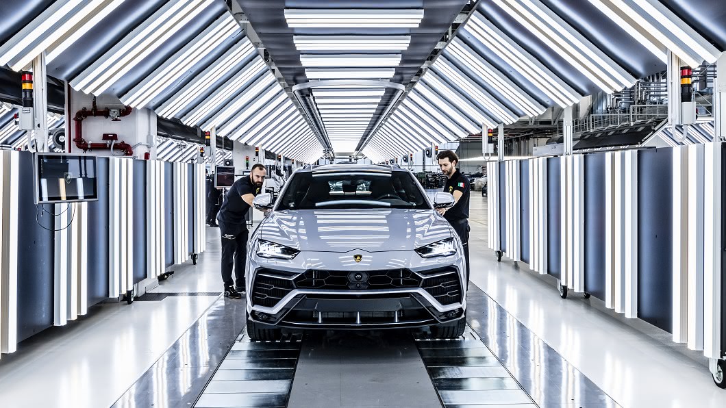 乘上休旅熱潮，又是首款Super SUV，Urus不但具有話題熱度，亦繳出漂亮銷售成績。(圖片來源/ Lamborghini)