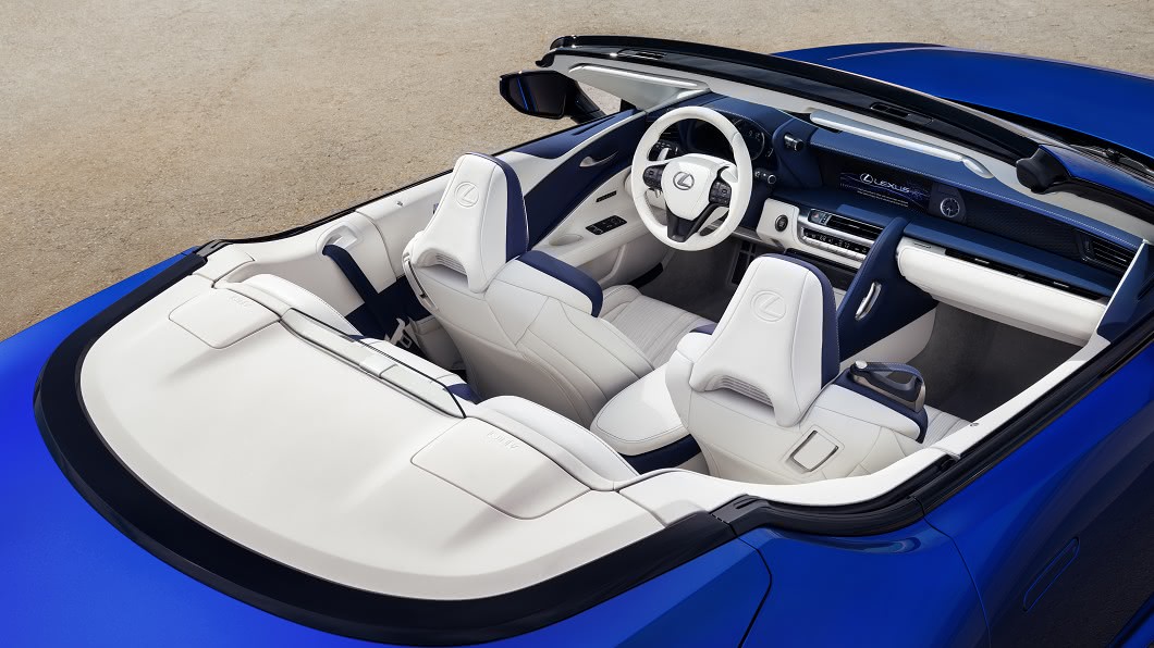 改為電動軟篷設計讓LC更為優雅。(圖片來源/ Lexus)